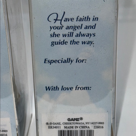 Ganz SET 3 Angel Figurines Joy Hope & Peace Holiday Christmas Decor Gifts - Picture 6 of 9